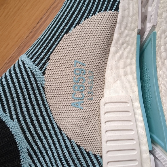 Adidas Parley NMD CS1 Parley Blue Spirit Mens 7.5 AC8597 - Picture 3 of 14